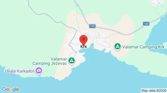 Apartments for rent in Krk - Photo from Google Street View