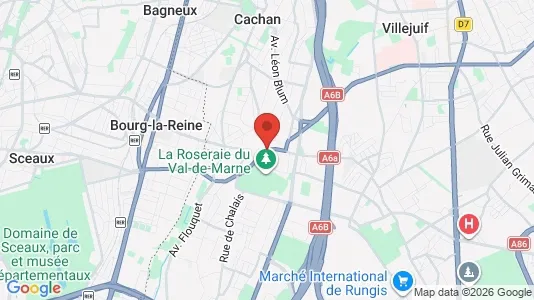 Houses for rent i L'Haÿ-les-Roses - kort over placeringen