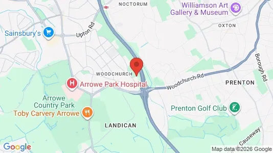 Apartments for rent i Wirral - Merseyside - kort over placeringen