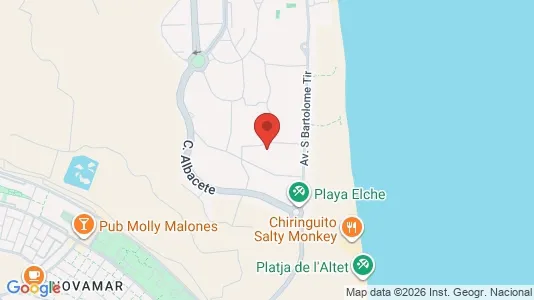 Apartments for rent i Elche/Elx - kort over placeringen