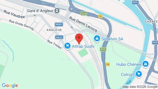 Apartments for rent i Luik - kort over placeringen