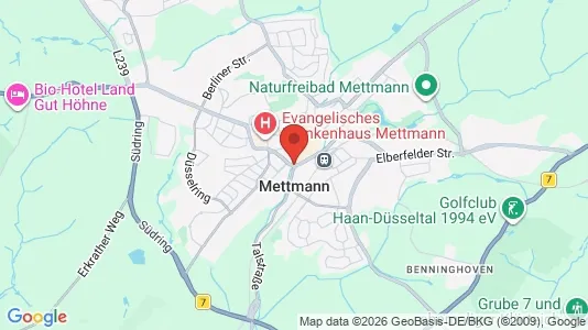 Apartments for rent i Mettmann - kort over placeringen