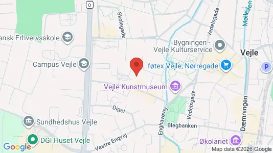 Apartments for rent i Vejle Center - kort over placeringen