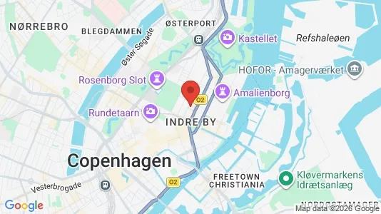 Houses for rent i Copenhagen K - kort over placeringen