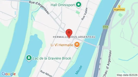 Apartments for rent i Oupeye - kort over placeringen
