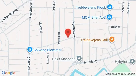 Apartments for rent i Fredericia - kort over placeringen