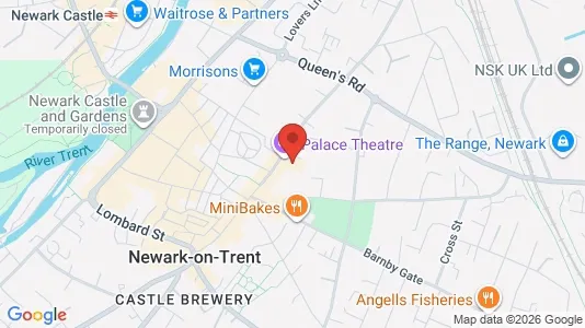 Apartments for rent i Newark - Nottinghamshire - kort over placeringen