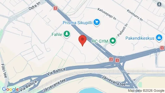 Apartments for rent i Tallinn Kesklinna - kort over placeringen