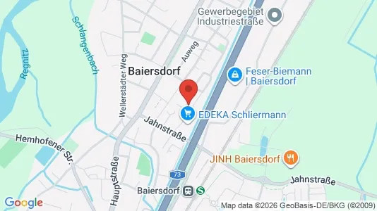 Apartments for rent i Erlangen-Höchstadt - kort over placeringen