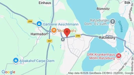 Apartments for rent i Duchy of Lauenburg - kort over placeringen
