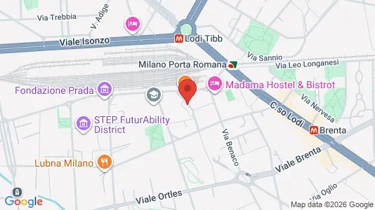 Rooms for rent i Milano Zona 5 - Vigentino, Chiaravalle, Gratosoglio - kort over placeringen
