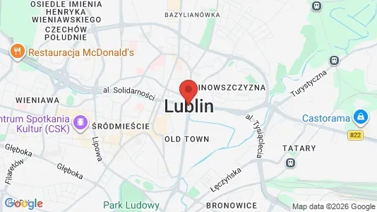Apartments for rent i Lubelski - kort over placeringen