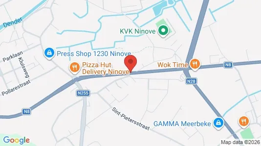 Apartments for rent i Ninove - kort over placeringen