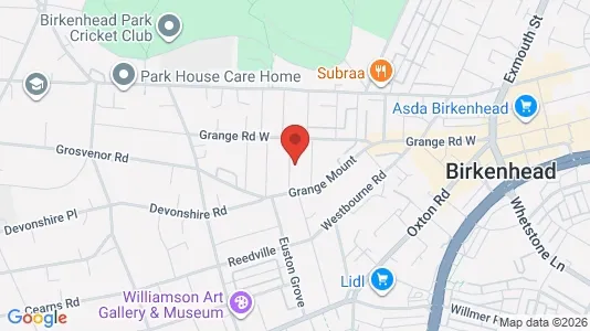 Apartments for rent i Prenton - Merseyside - kort over placeringen