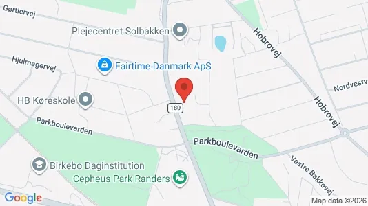 Apartments for rent i Randers NV - kort over placeringen