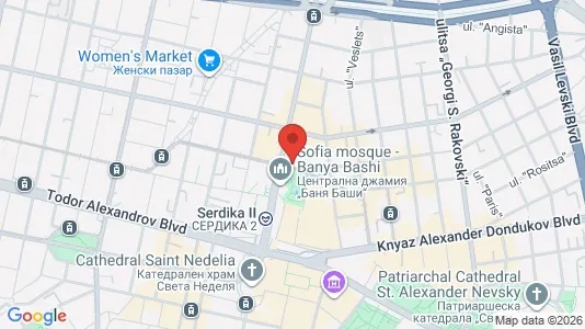 Apartments for rent i Sofia Sredets - kort over placeringen