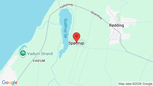 Apartments for rent i Spøttrup - kort over placeringen