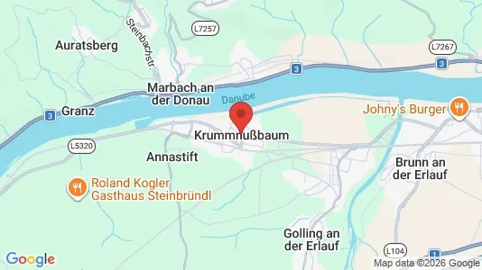 Apartments for rent i Krummnußbaum - kort over placeringen