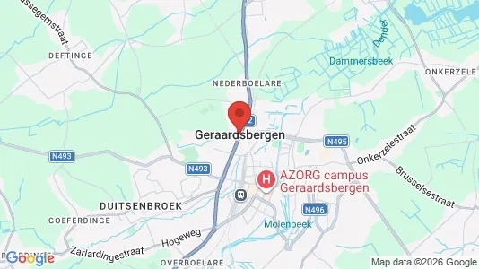 Apartments for rent i Geraardsbergen - kort over placeringen
