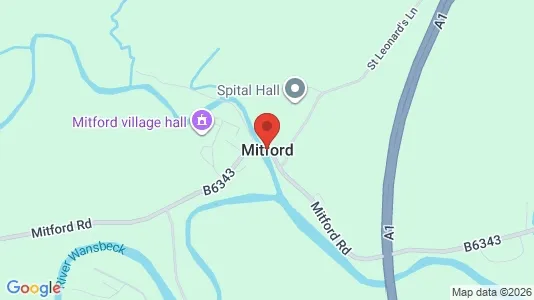Houses for rent i Morpeth - Northumberland - kort over placeringen
