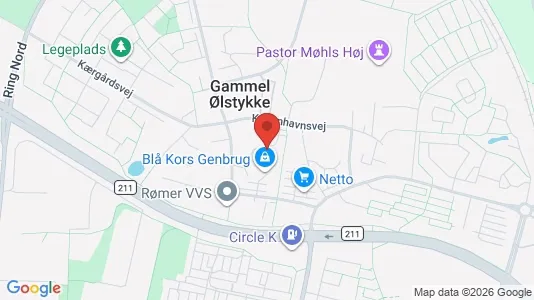 Apartments for rent i Ølstykke - kort over placeringen