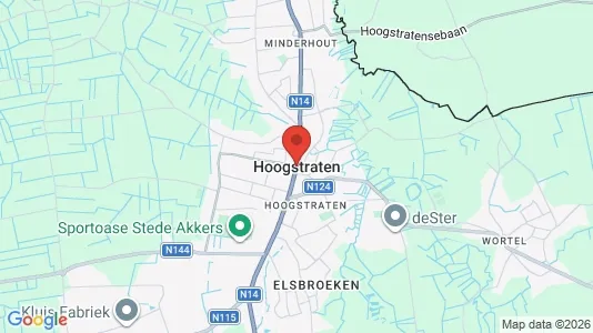 Houses for rent i Hoogstraten - kort over placeringen