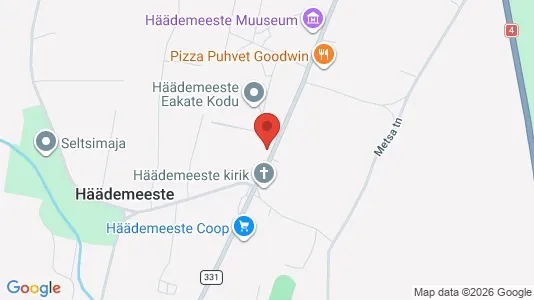 Apartments for rent i Pärnu - kort over placeringen