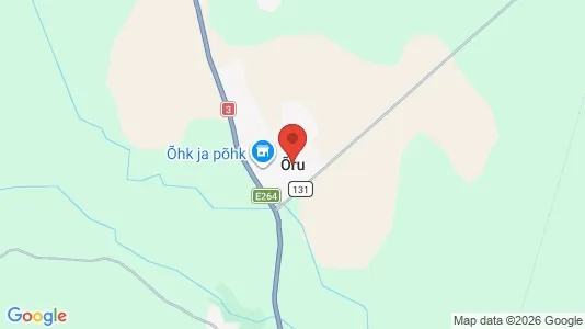 Apartments for rent i Oru - kort over placeringen