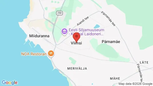 Apartments for rent i Viimsi - kort over placeringen