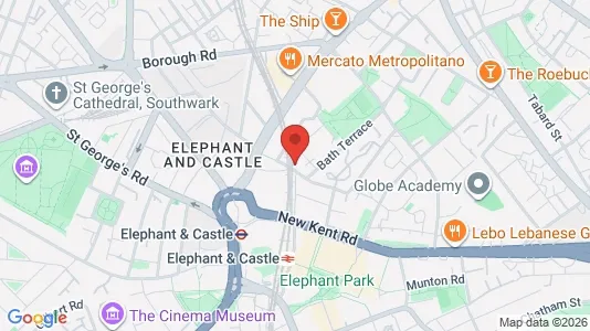 Apartments for rent i London SE1 - kort over placeringen