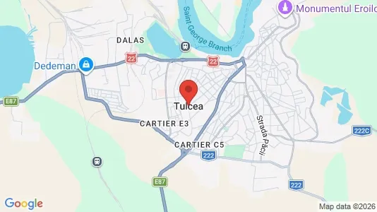 Houses for rent i Tulcea - kort over placeringen