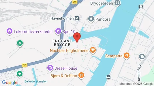 Apartments for rent i Copenhagen SV - kort over placeringen