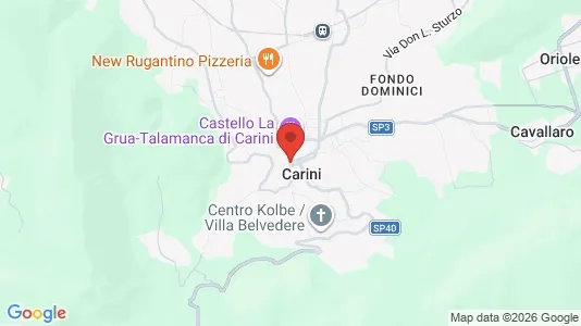 Houses for rent i Carini - kort over placeringen