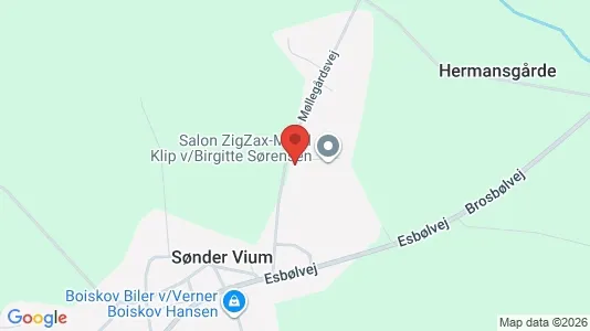 Apartments for rent i Hemmet - kort over placeringen