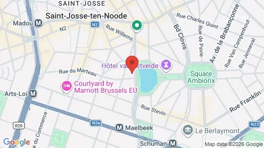 Apartments for rent i Stad Brussel - kort over placeringen