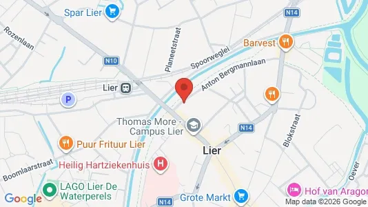 Apartments for rent i Lier - kort over placeringen