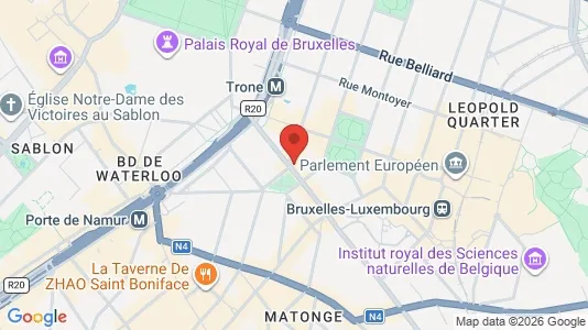 Apartments for rent i Stad Brussel - kort over placeringen