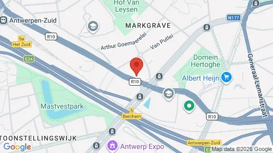 Apartments for rent i Stad Antwerp - kort over placeringen