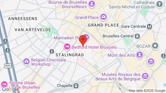 Apartments for rent i Stad Brussel - kort over placeringen