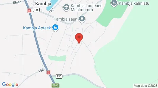 Apartments for rent i Kambja - kort over placeringen