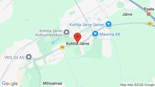 Apartments for rent i Kohtla-Järve - kort over placeringen