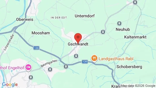 Houses for rent i Gschwandt - kort over placeringen