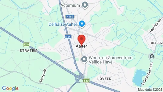 Apartments for rent i Aalter - kort over placeringen