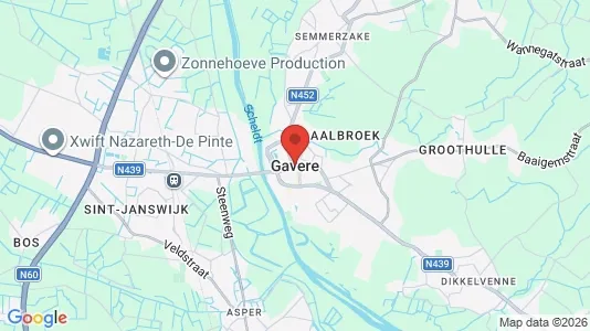 Apartments for rent i Gavere - kort over placeringen