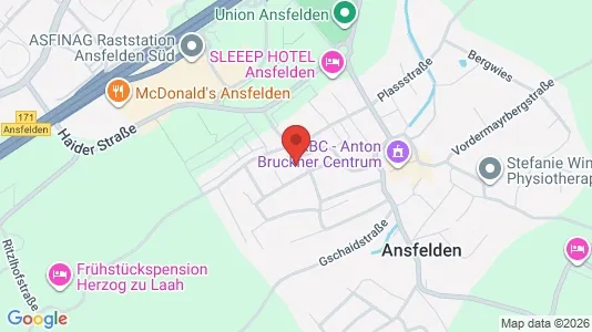 Apartments for rent i Ansfelden - kort over placeringen