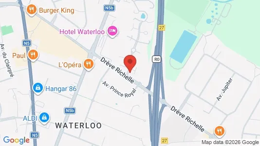 Apartments for rent i Waterloo - kort over placeringen