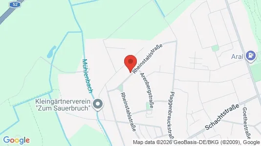 Apartments for rent i Recklinghausen - kort over placeringen