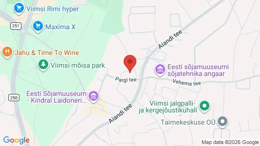 Apartments for rent i Viimsi - kort over placeringen