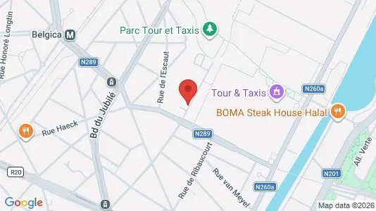 Apartments for rent i Stad Brussel - kort over placeringen