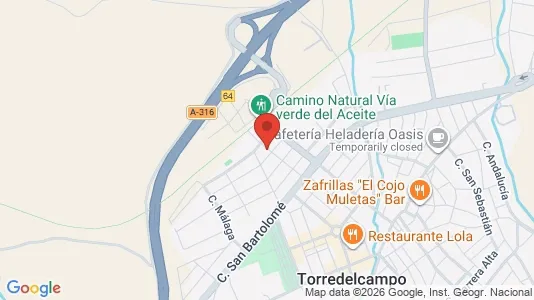 Apartments for rent i Torredelcampo - kort over placeringen